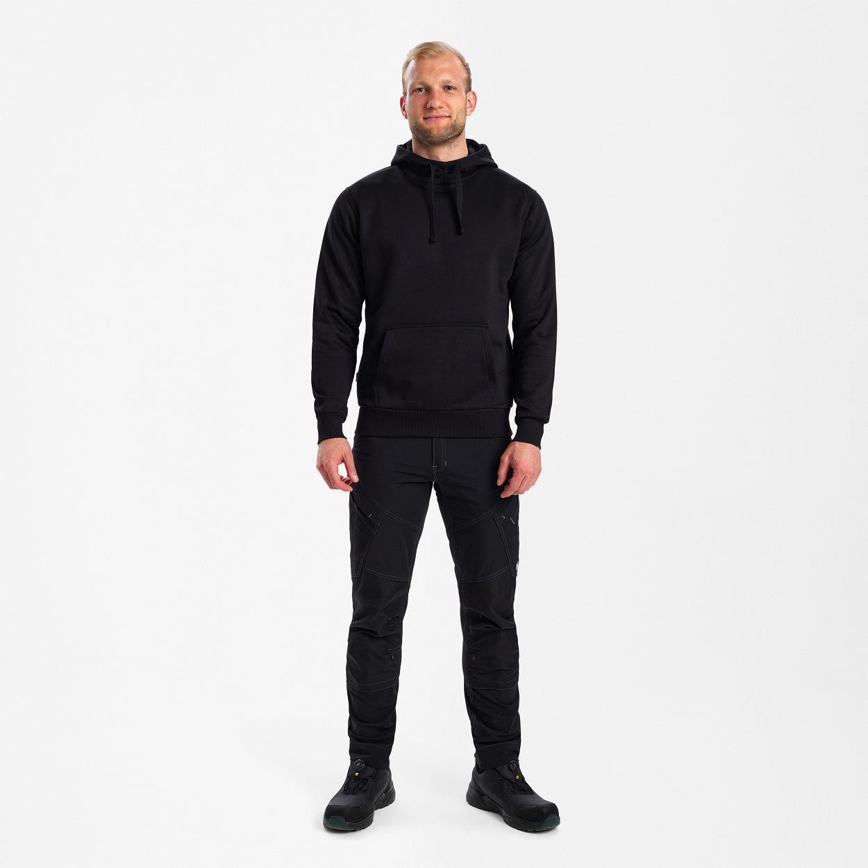 ENGEL Extend 8038-335 Hoodie in Schwarz, Größe 3XL