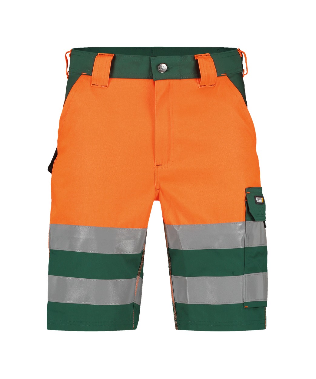 Warnschutz-Shorts "DASSY® Venna" in FLASCHENGRÜN/NEONORANGE, Größe 66 PESCO61