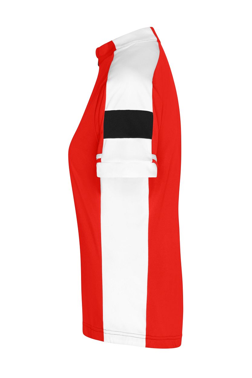 Ladies' Bike-T Full-Zip "JN453" in Red, Größe 2XL - Daiber