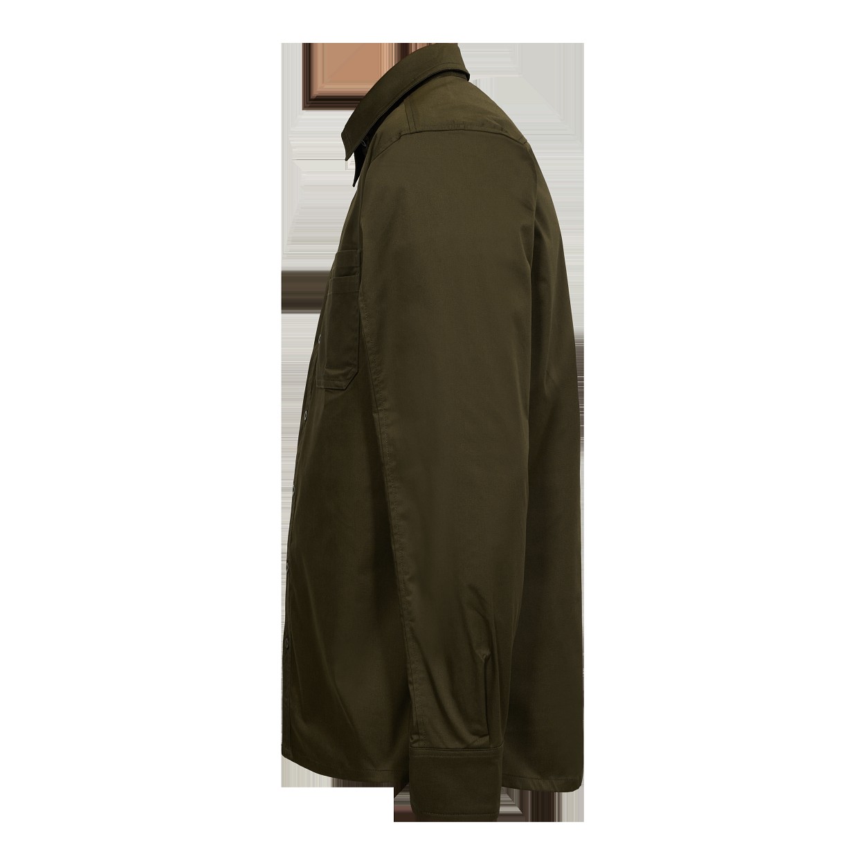 ENGEL Extend Hemd mit Stretch in Forest Green, Größe XS