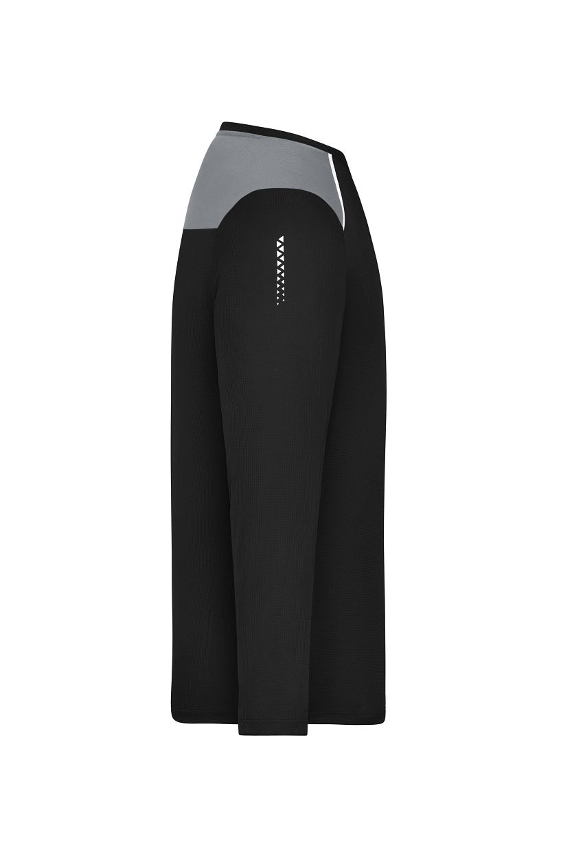 Men's Running Shirt Longsleeve GRS "JN1386" in Black, Größe 3XL - Daiber