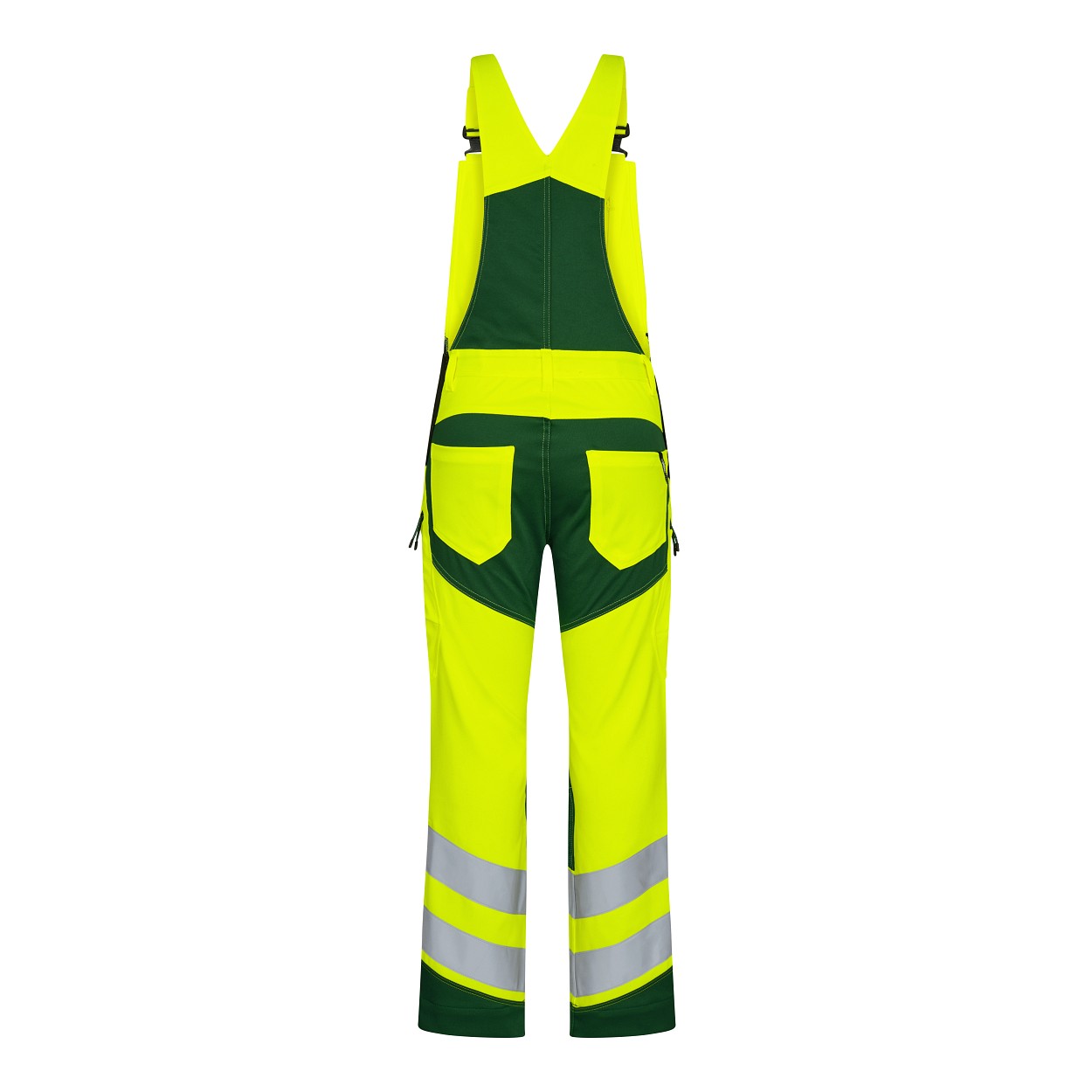 ENGEL Safety Latzhose in Gelb/Grün, Größe 26