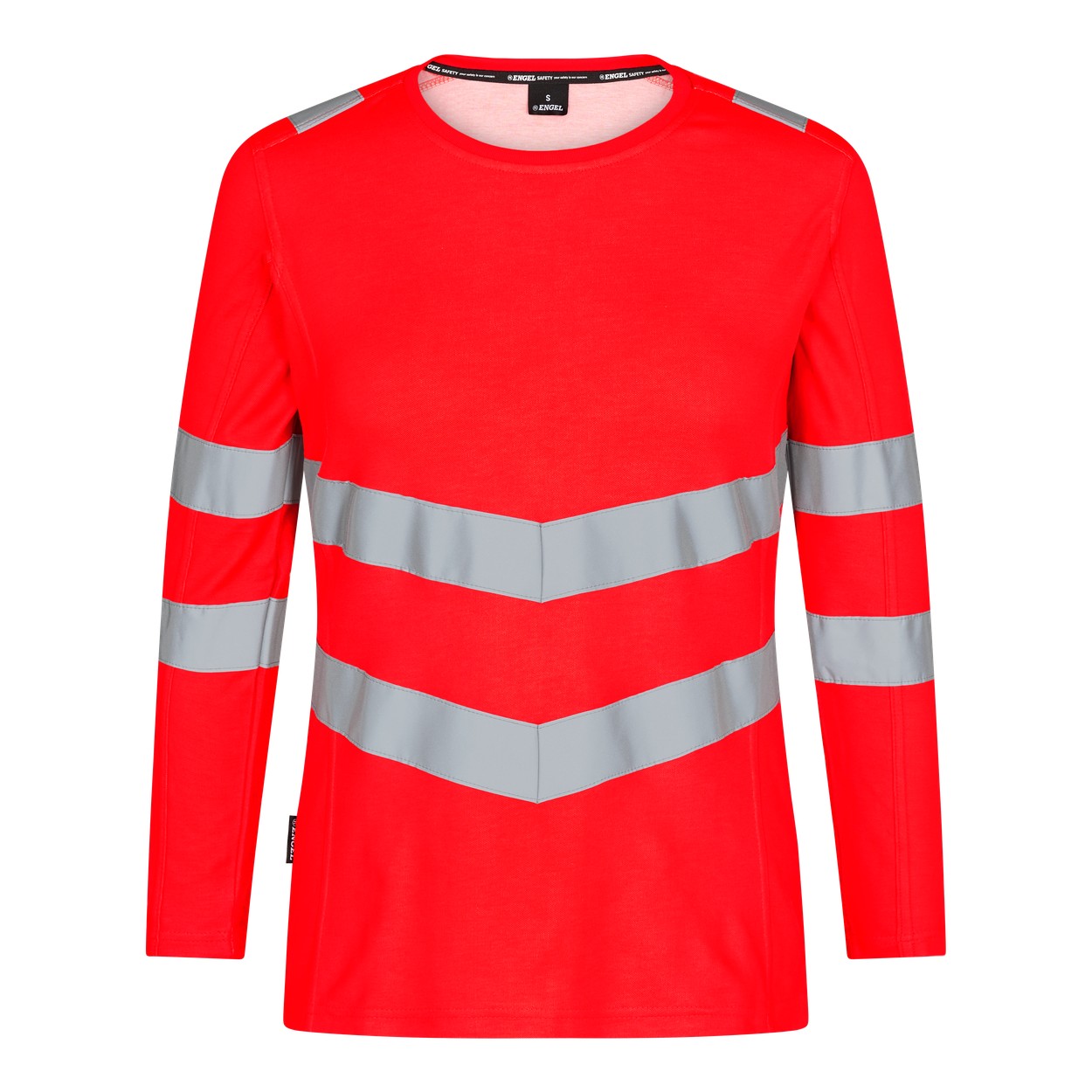 ENGEL Safety Damen langarm-Shirt in Rot, Größe XS