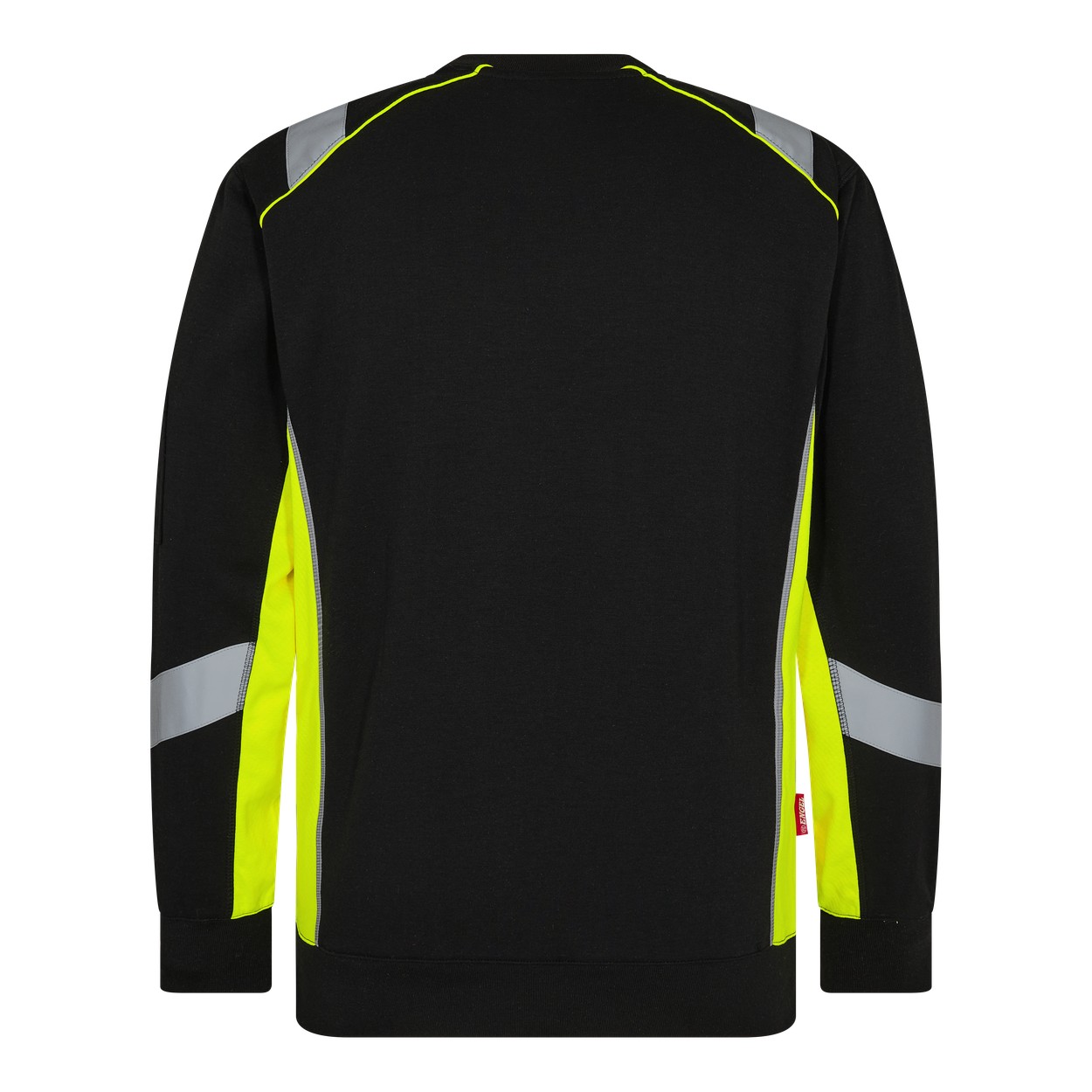 ENGEL Cargo Sweatshirt in Schwarz/Gelb, Größe XS