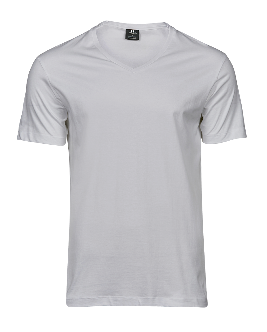 Fashion V-Neck Sof Tee in White, Größe L von Tee Jays