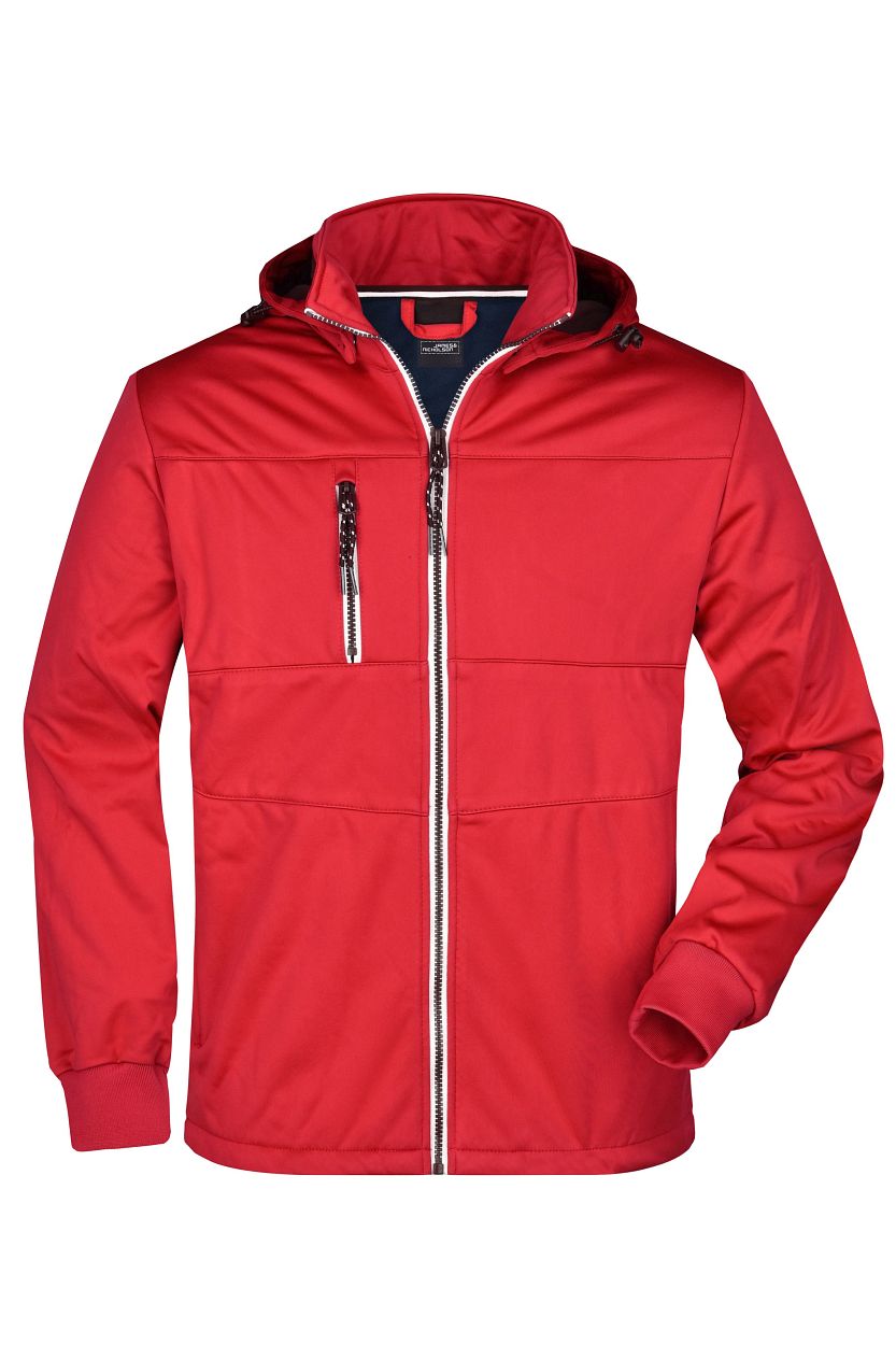 Men's Maritime Jacket "JN1078" in Red/Navy/White, Größe 3XL - Daiber