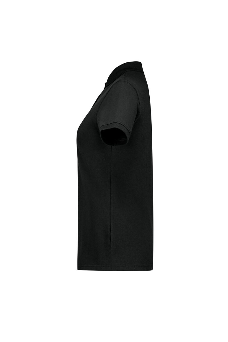 HAKRO 303 Label Free Damen Poloshirt Heavy MIKRALINAR® ECO in schwarz, Größe 6XL