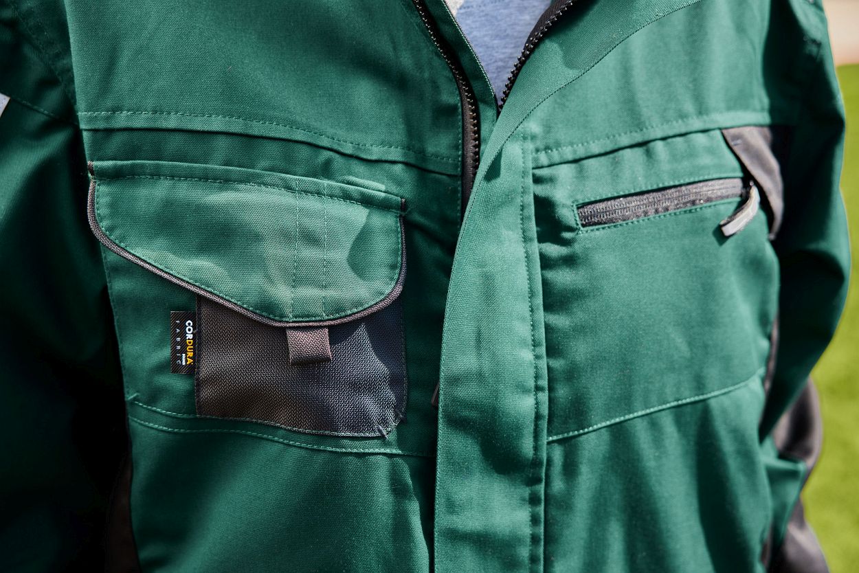 Workwear Jacket - STRONG - "JN821" in White/Carbon, Größe 6XL - Daiber