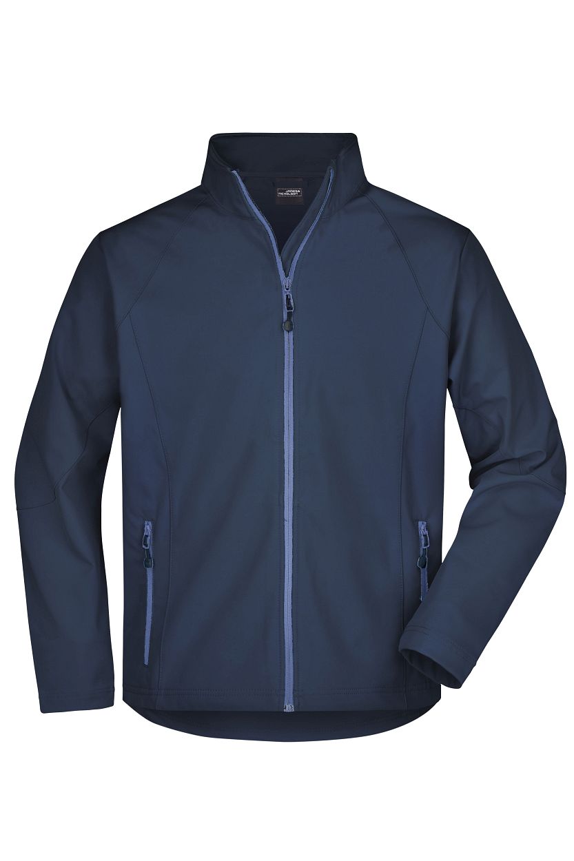 Men's Softshell Jacket "JN1020" in Navy, Größe 3XL - Daiber