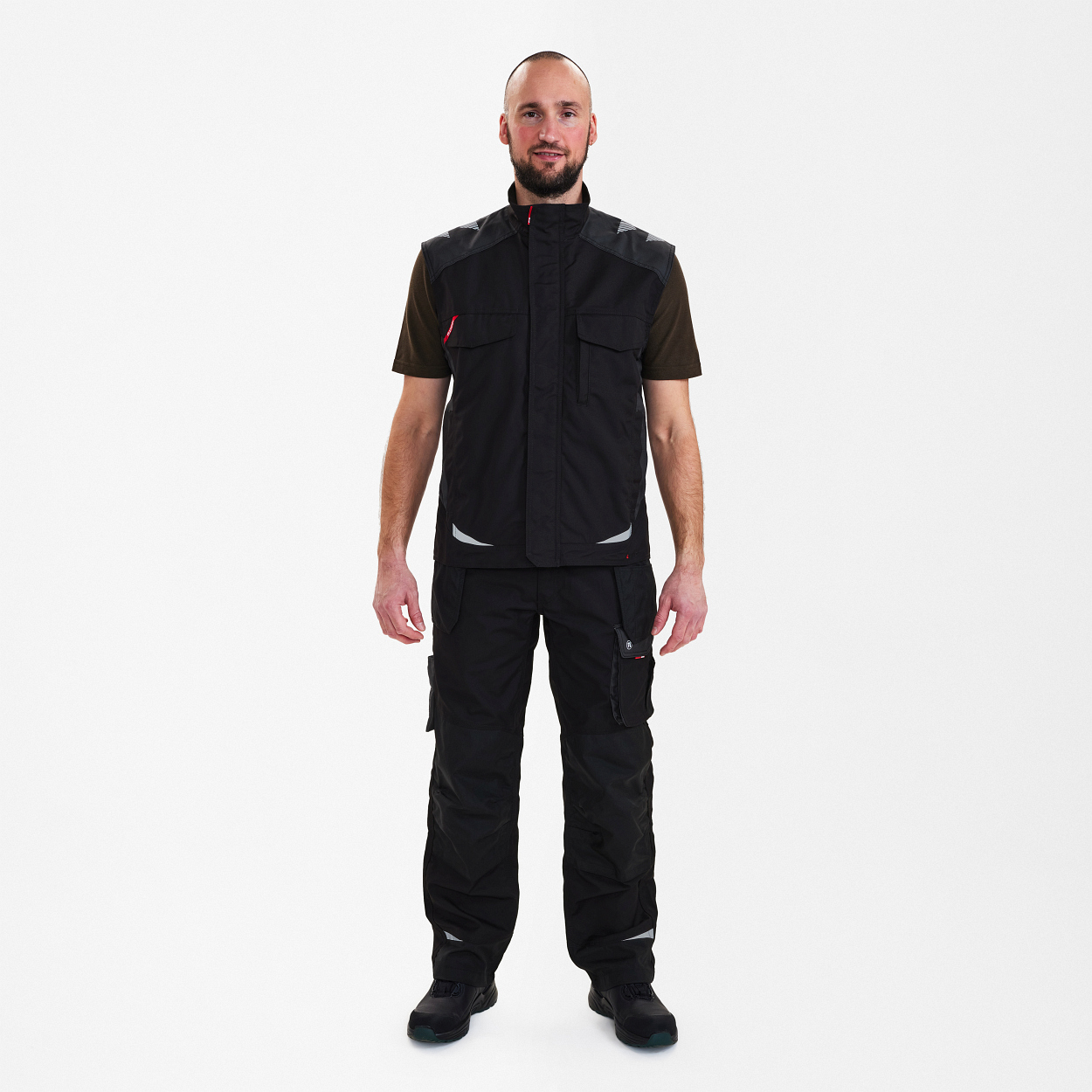 ENGEL Galaxy Serviceweste in Schwarz/Anthrazit Grau, Größe XS