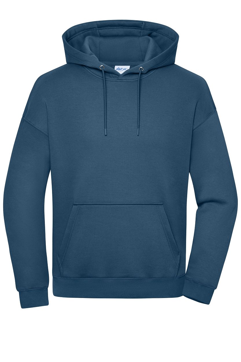 Oversized Sweat Hoody UNISEX OCS Blended & RCS "8052" in Dusty-Blue, Größe 3XL - Daiber