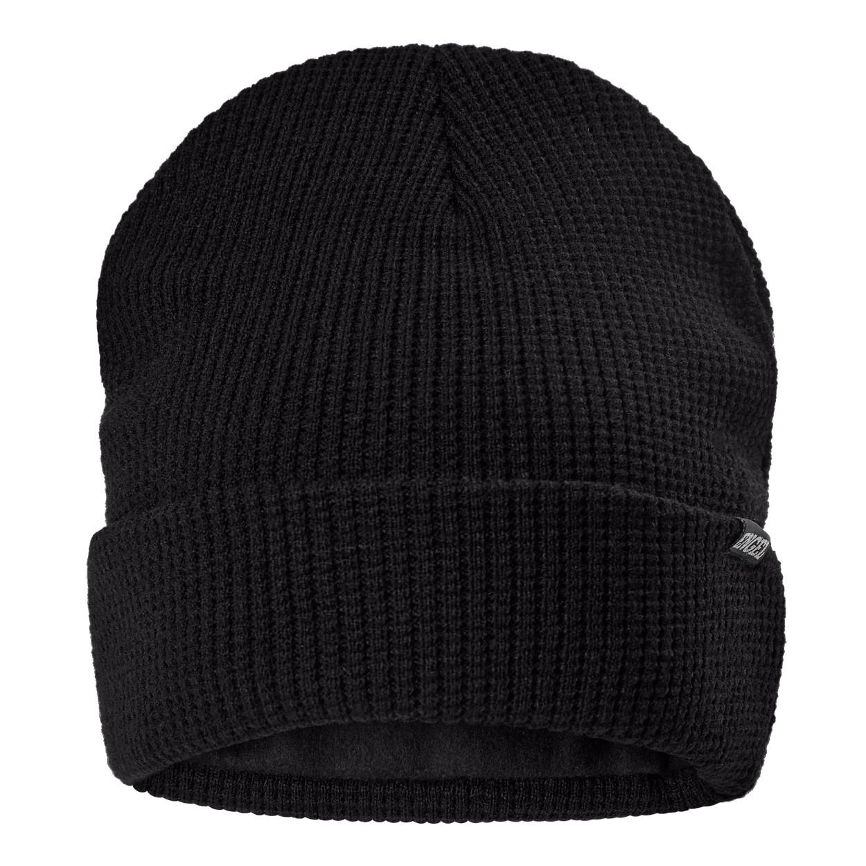 ENGEL Strickmütze 9093-18 mit Perlmuster-Effekt in Schwarz, Größe One size