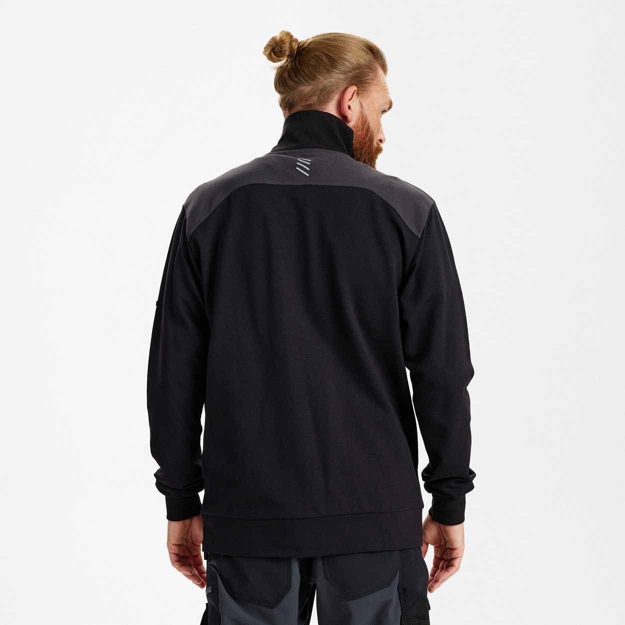 Entire Sweatcardigan mit Kragen