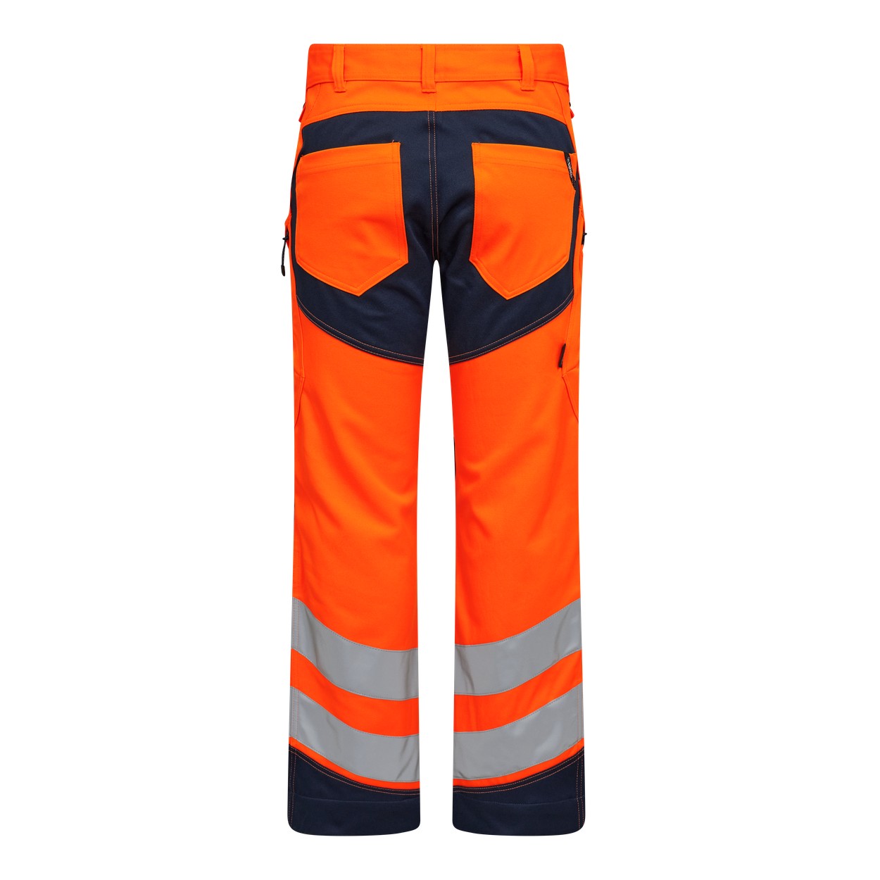 ENGEL Safety Arbeitshose mit 2-Wege-Stretch in Orange/Blue ink, Größe 26