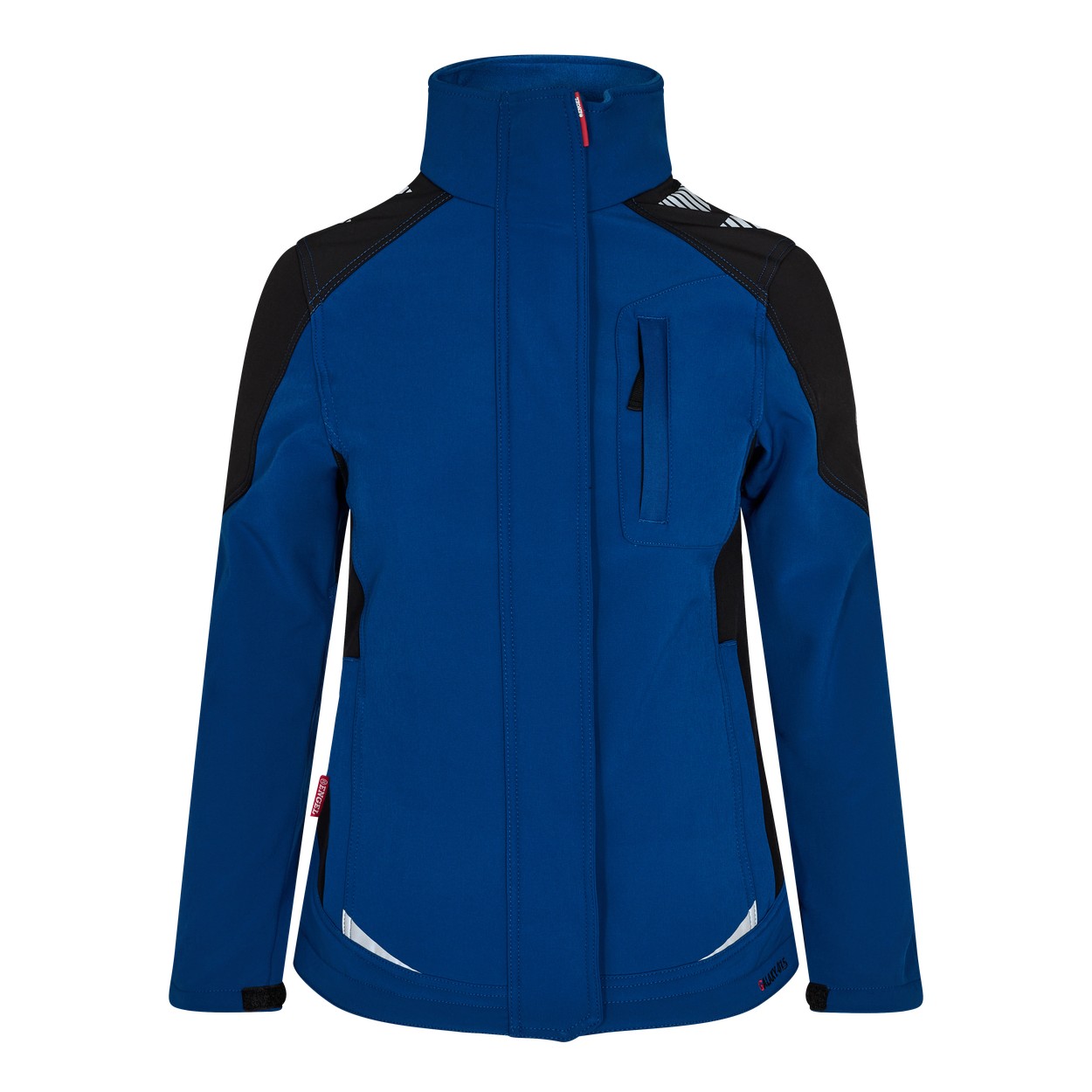 ENGEL Galaxy Damen Softshelljacke in Surfer Blue/Schwarz, Größe XS