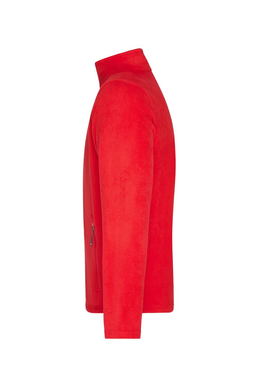 Men's Fleece Jacket "JN782" in Red, Größe 4XL - Daiber
