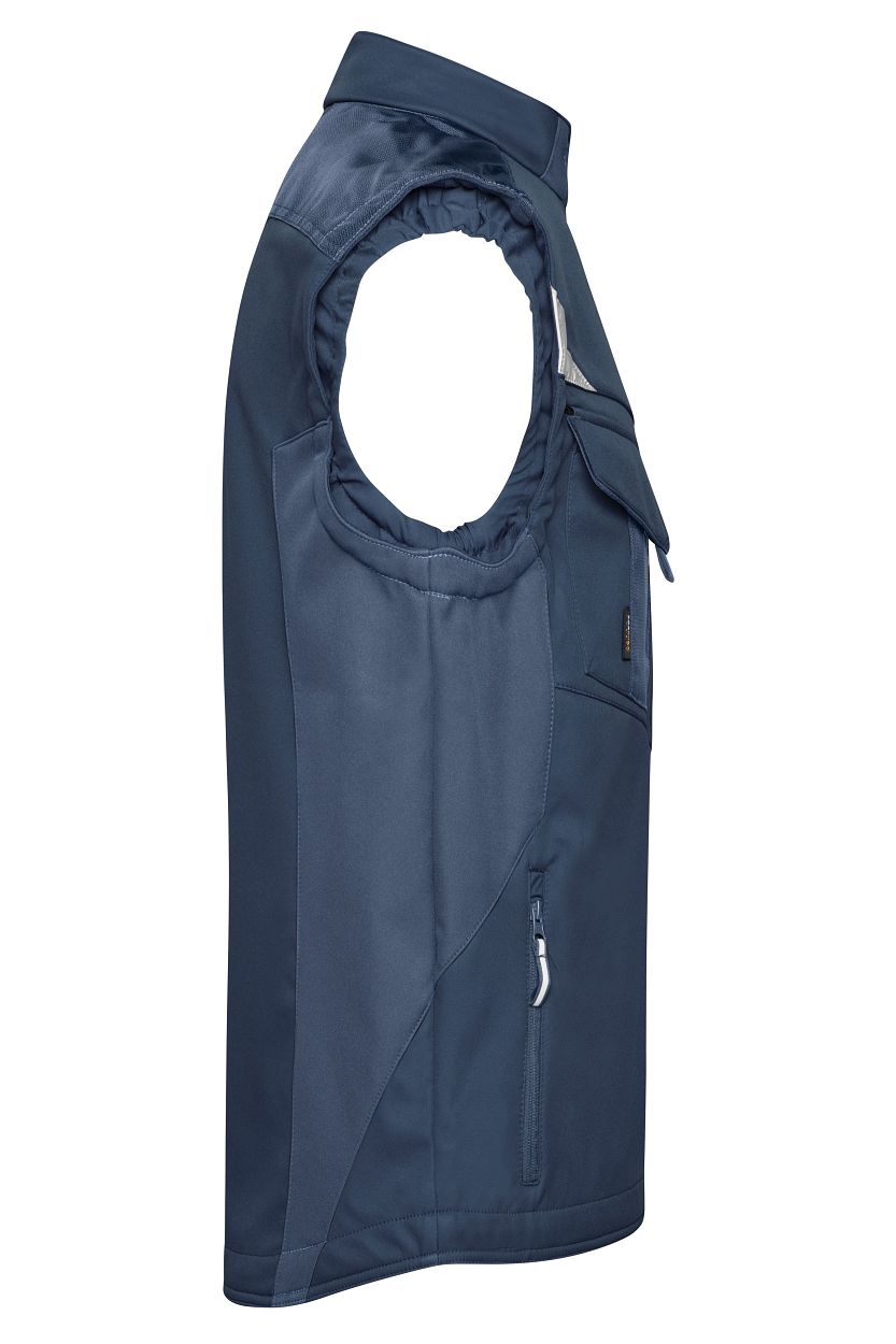 Workwear Softshell Vest - STRONG - "JN845" in Navy/Navy, Größe 6XL - Daiber
