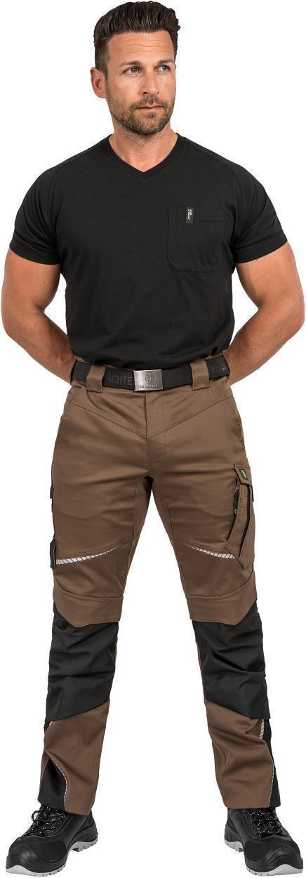 T-Shirt V-Neck Uwe FLEXT05 Flex Line in Schwarz, Gr. XS von Leibwächter