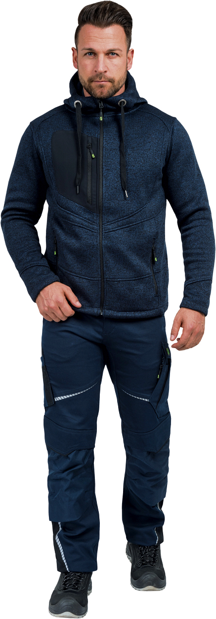 Strickjacke Casual Line Unisex Marine CASTJ, Gr. 2XL von Leibwächter