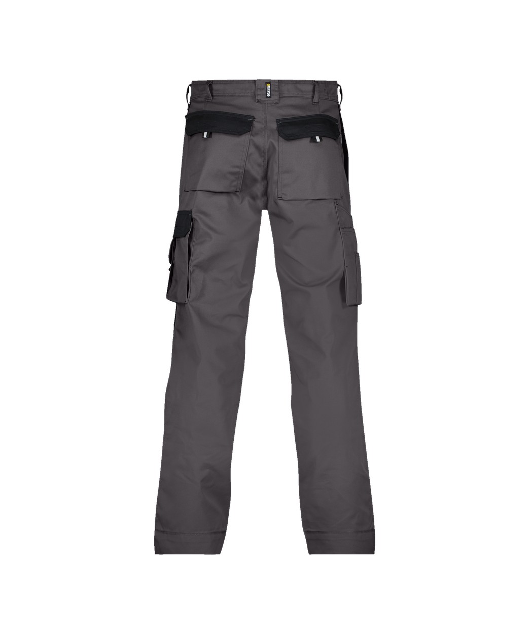 Zweifarbige Arbeitshose mit Kniepolstertaschen "DASSY® Boston" in ZEMENTGRAU/SCHWARZ, Größe 58 - langer Schritt PESCO61