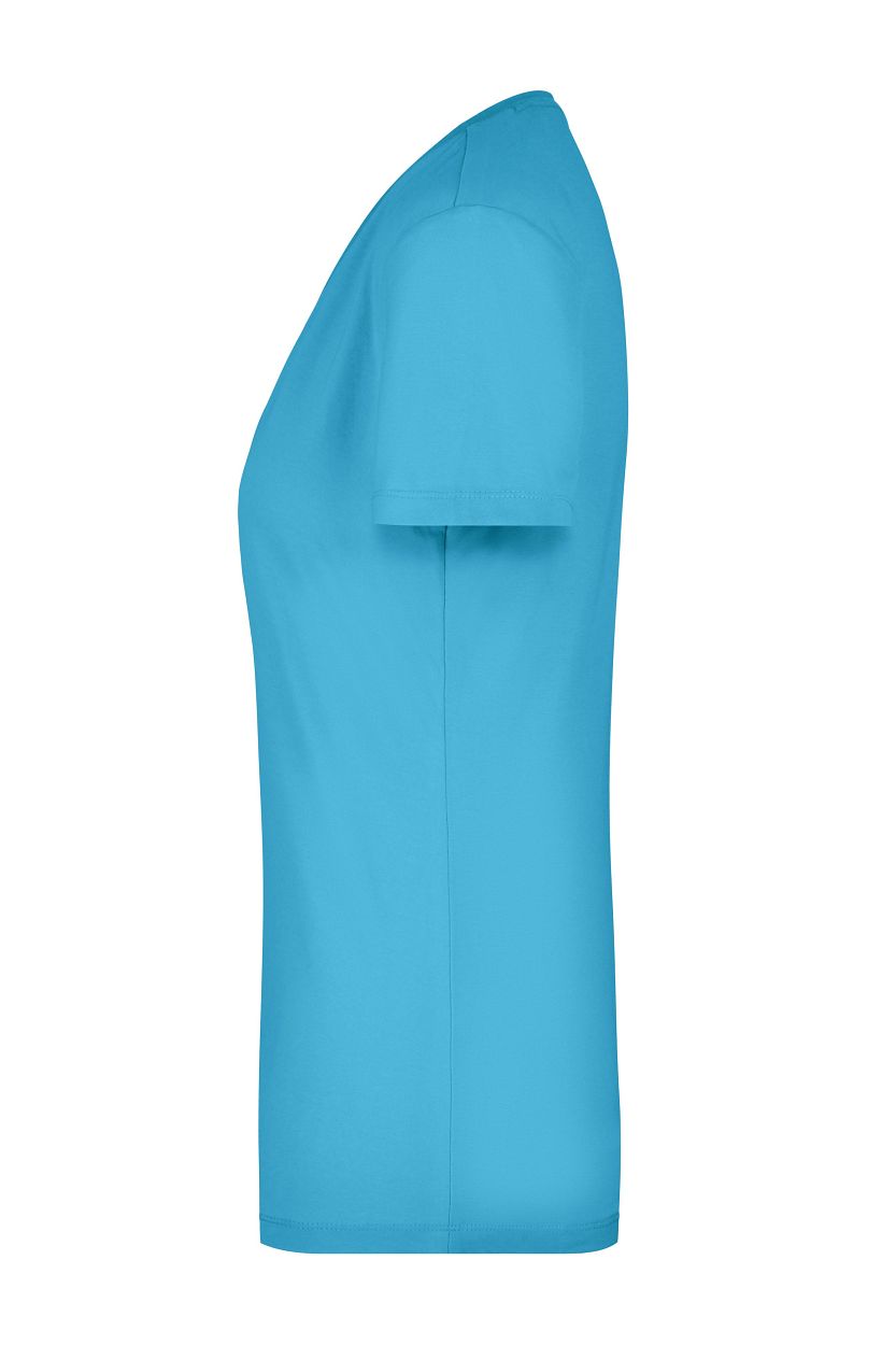 Ladies' Stretch V-T "JN928" in Turquoise, Größe 2XL - Daiber