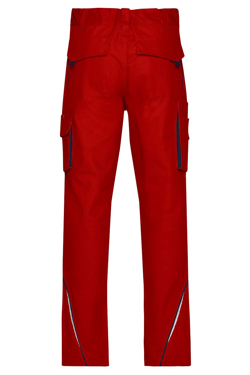Workwear Pants - COLOR - "JN847" in Red/Navy, Größe 62 - Daiber