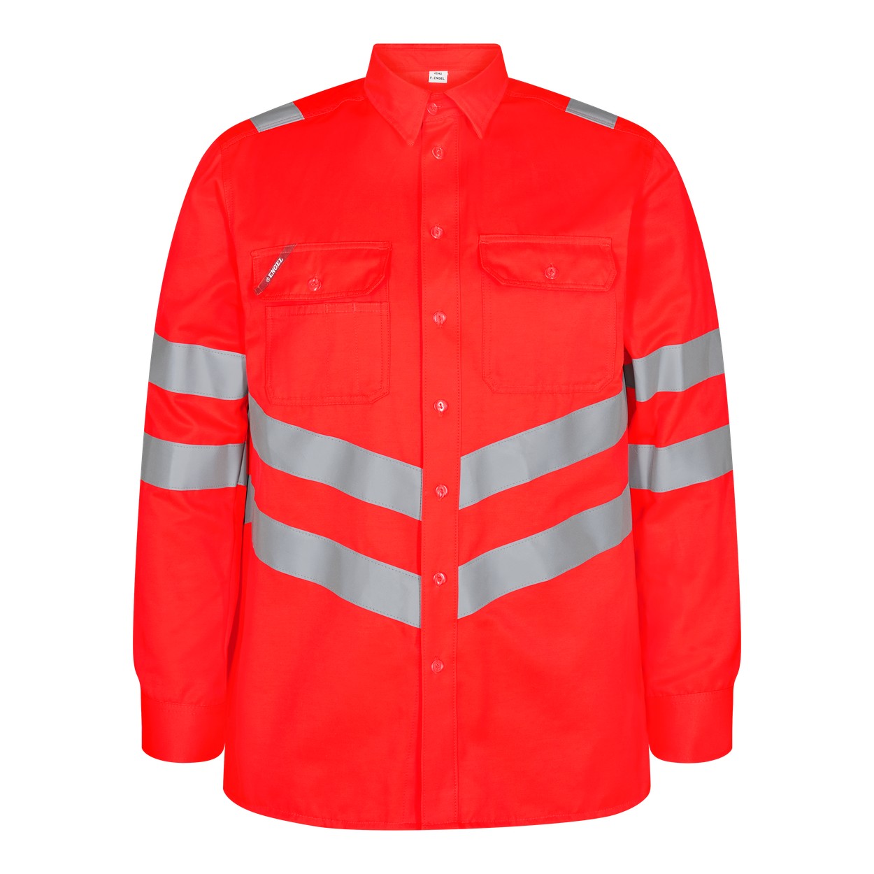 ENGEL Safety Hemd in Rot, Größe 49/50