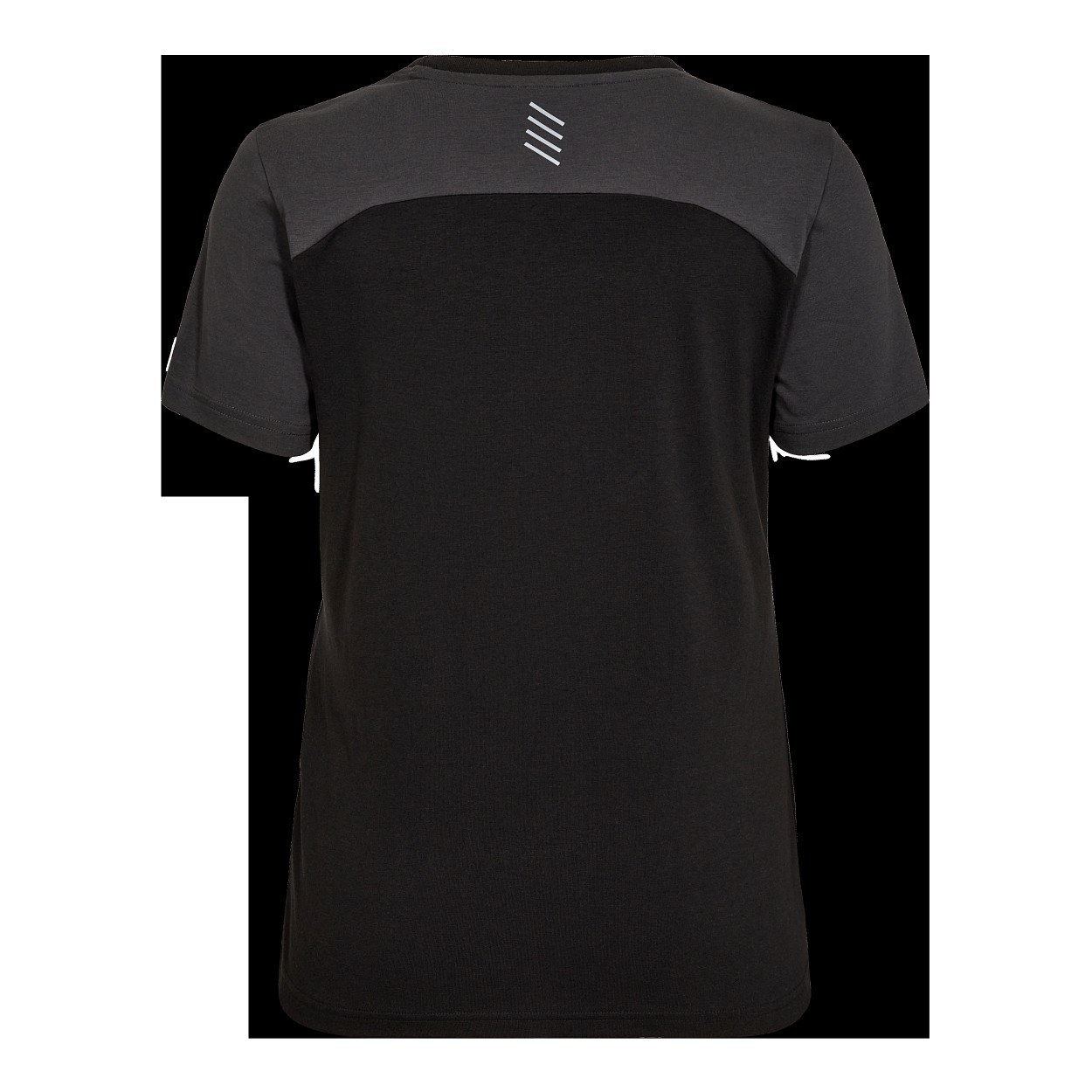 ENGEL Entire Damen T-Shirt in Schwarz/Anthrazit Grau, Größe XS