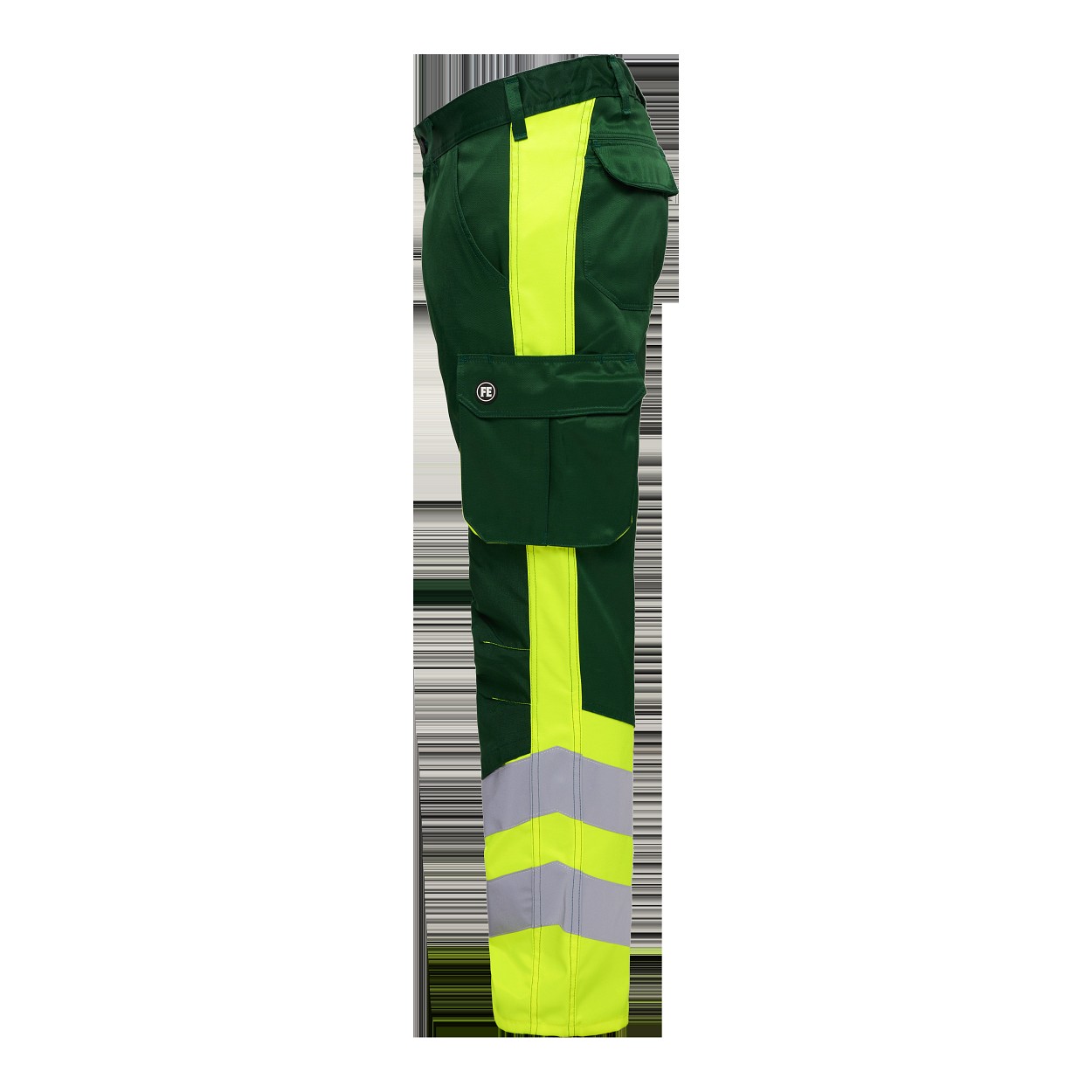 ENGEL Safety Light Arbeitshose in Green/Hivis yellow, Größe 106