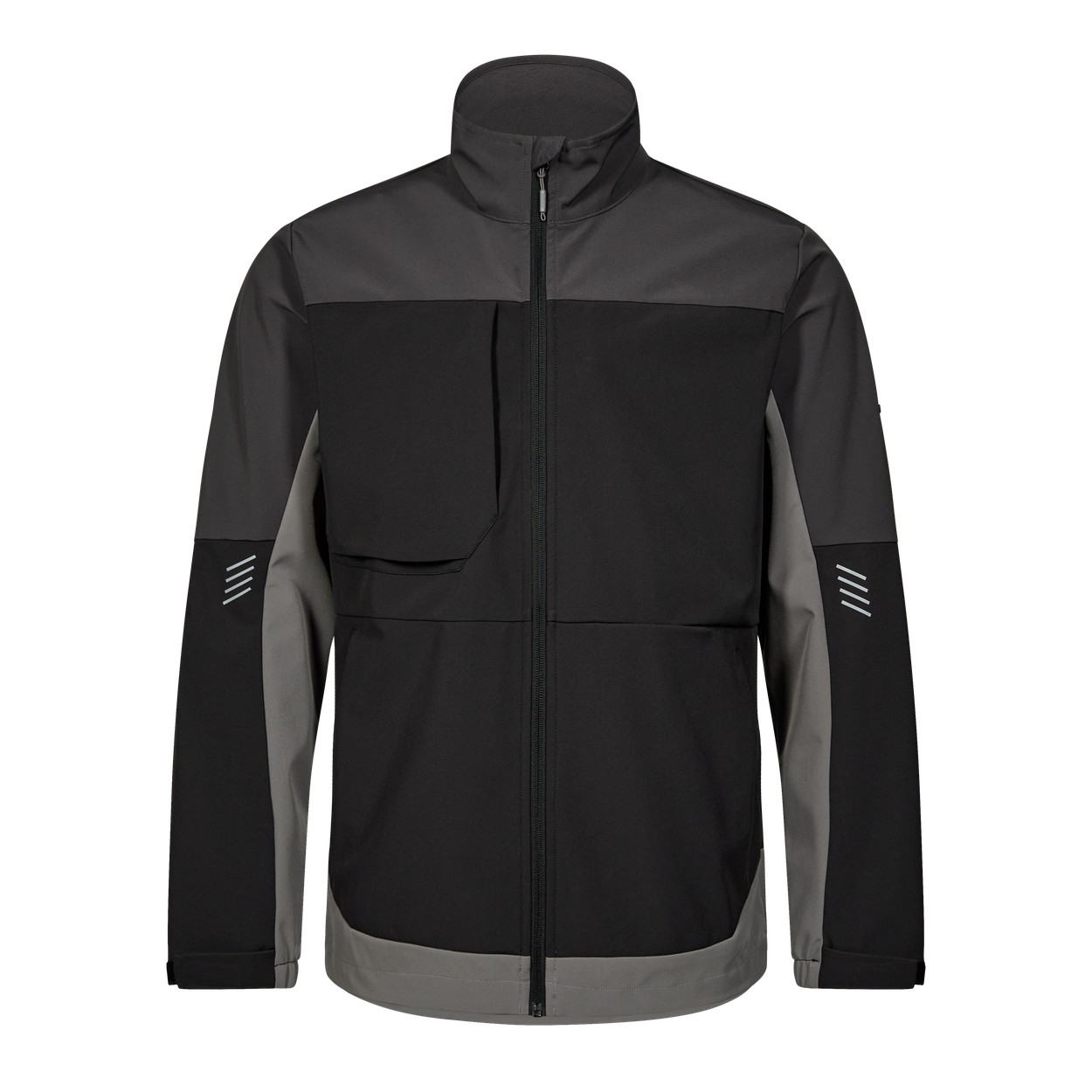 ENGEL Entire Softshelljacke in Schwarz/Anthrazit Grau, Größe XS