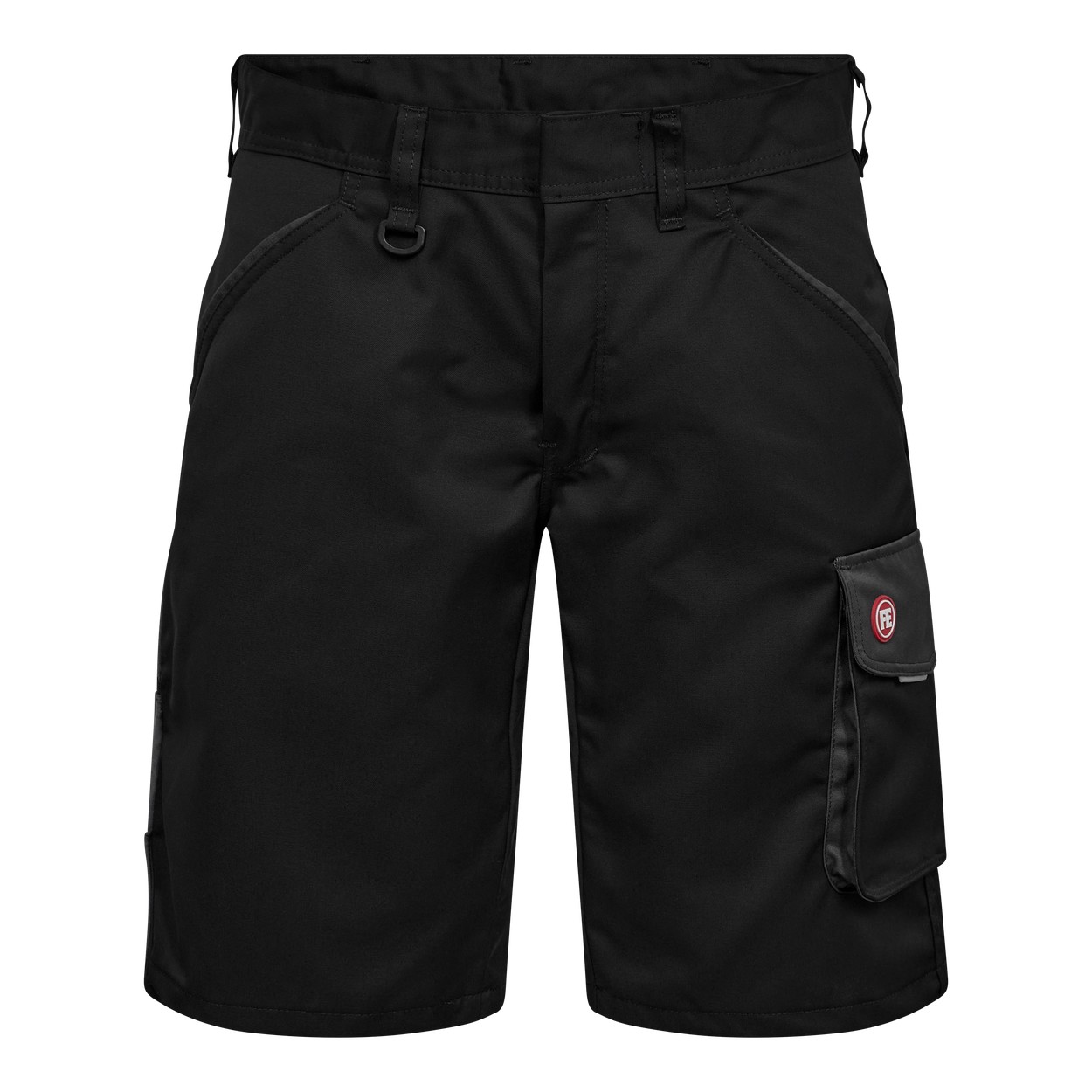 ENGEL Galaxy Light Arbeitsshorts in Schwarz/Anthrazit Grau, Größe 54