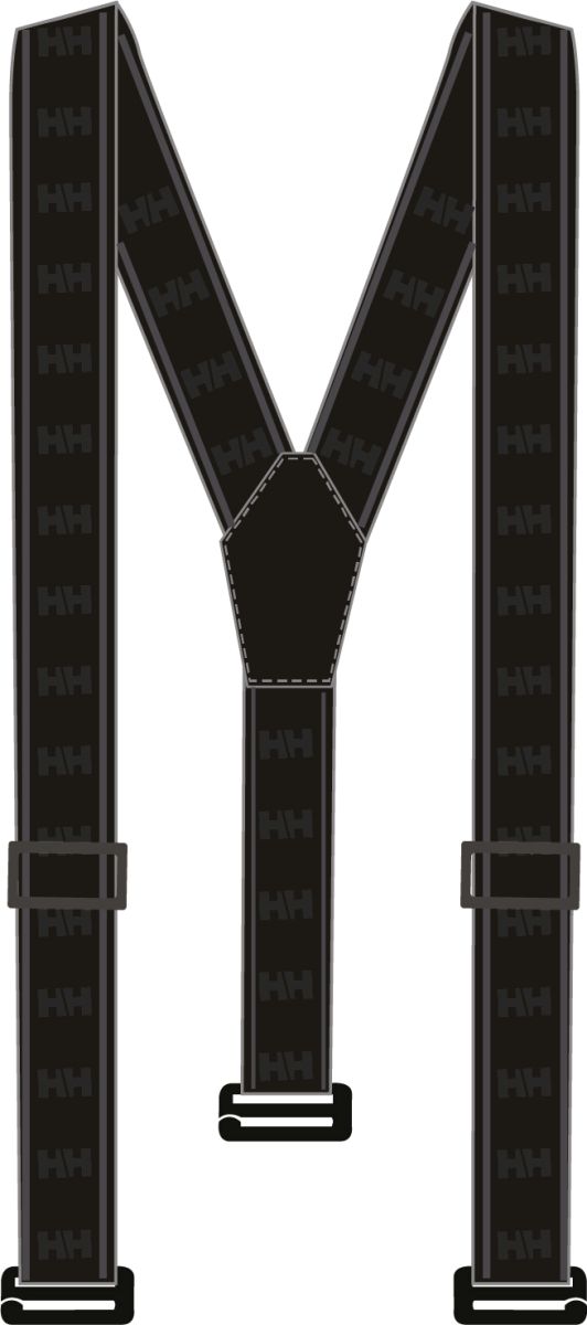 HH Ww Suspenders 2.0 in Black, Größe STD von Helly Hansen Workwear