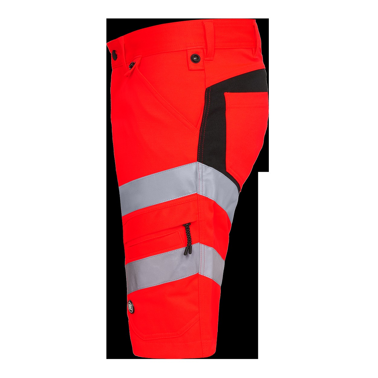 ENGEL Safety Arbeitsshorts mit 2-Wege-Stretch in Rot/Schwarz, Größe 54