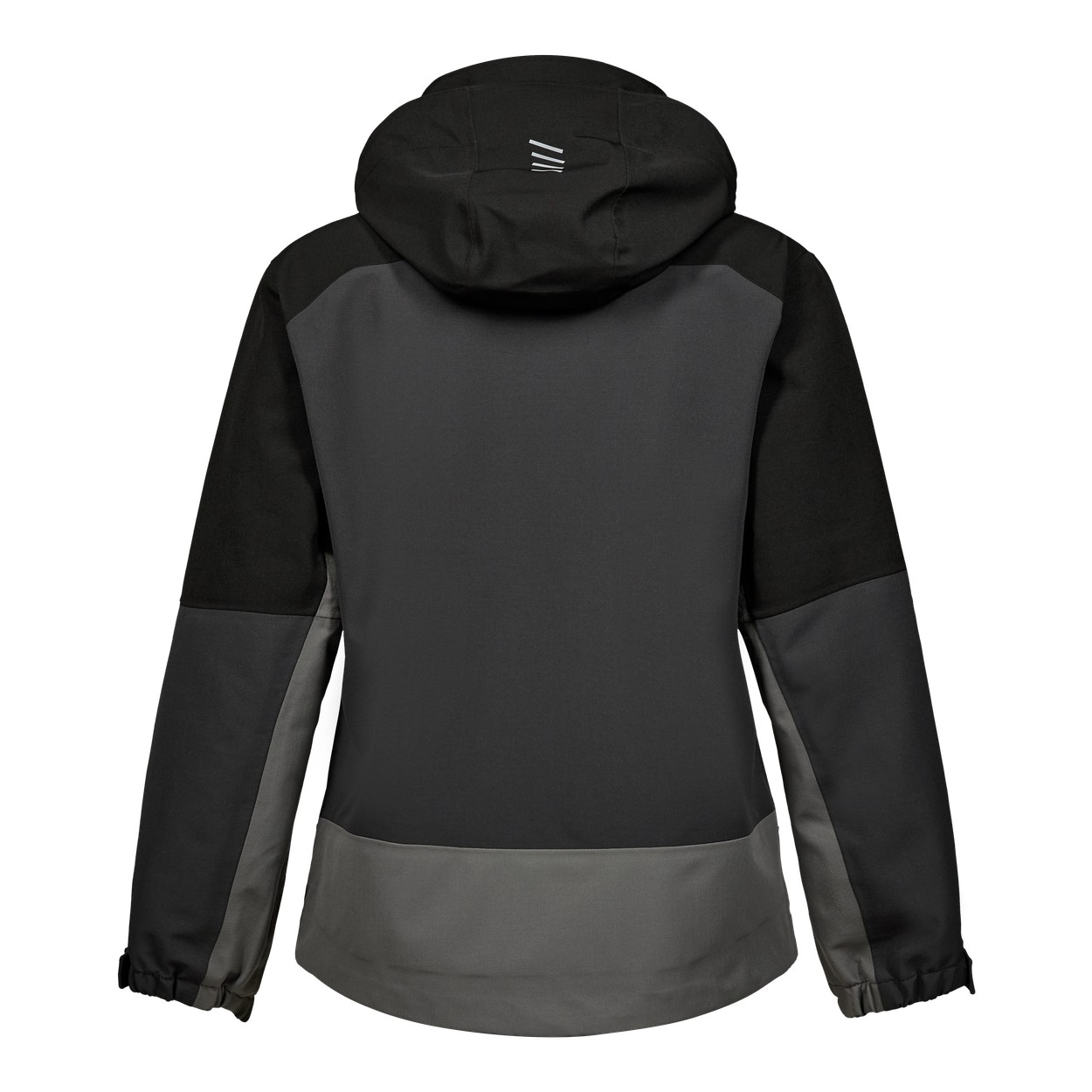 ENGEL Entire Damen Shelljacke in Anthrazitgrau/Schwarz, Größe XS