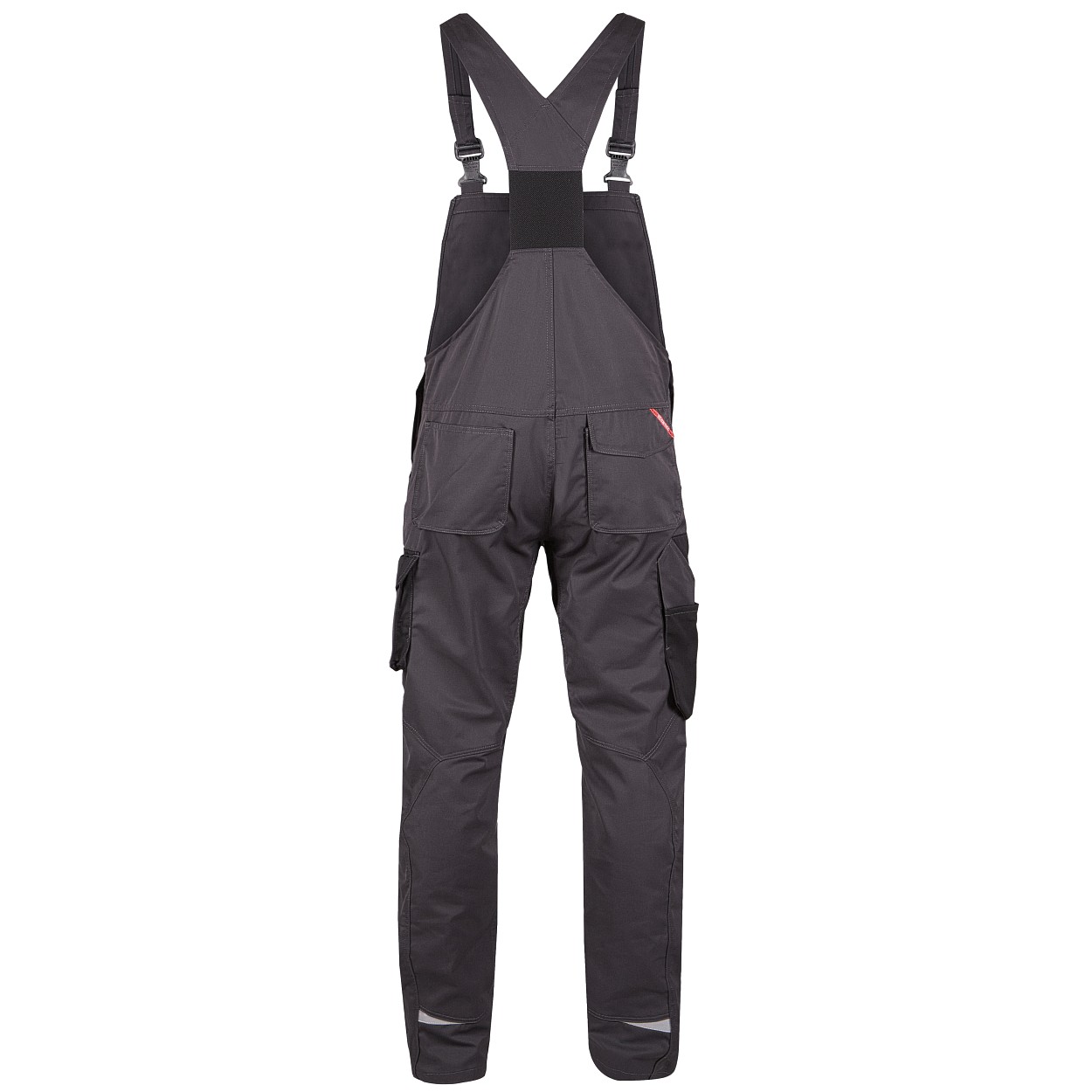 ENGEL Galaxy Light Latzhose in Anthrazitgrau/Schwarz, Größe 106