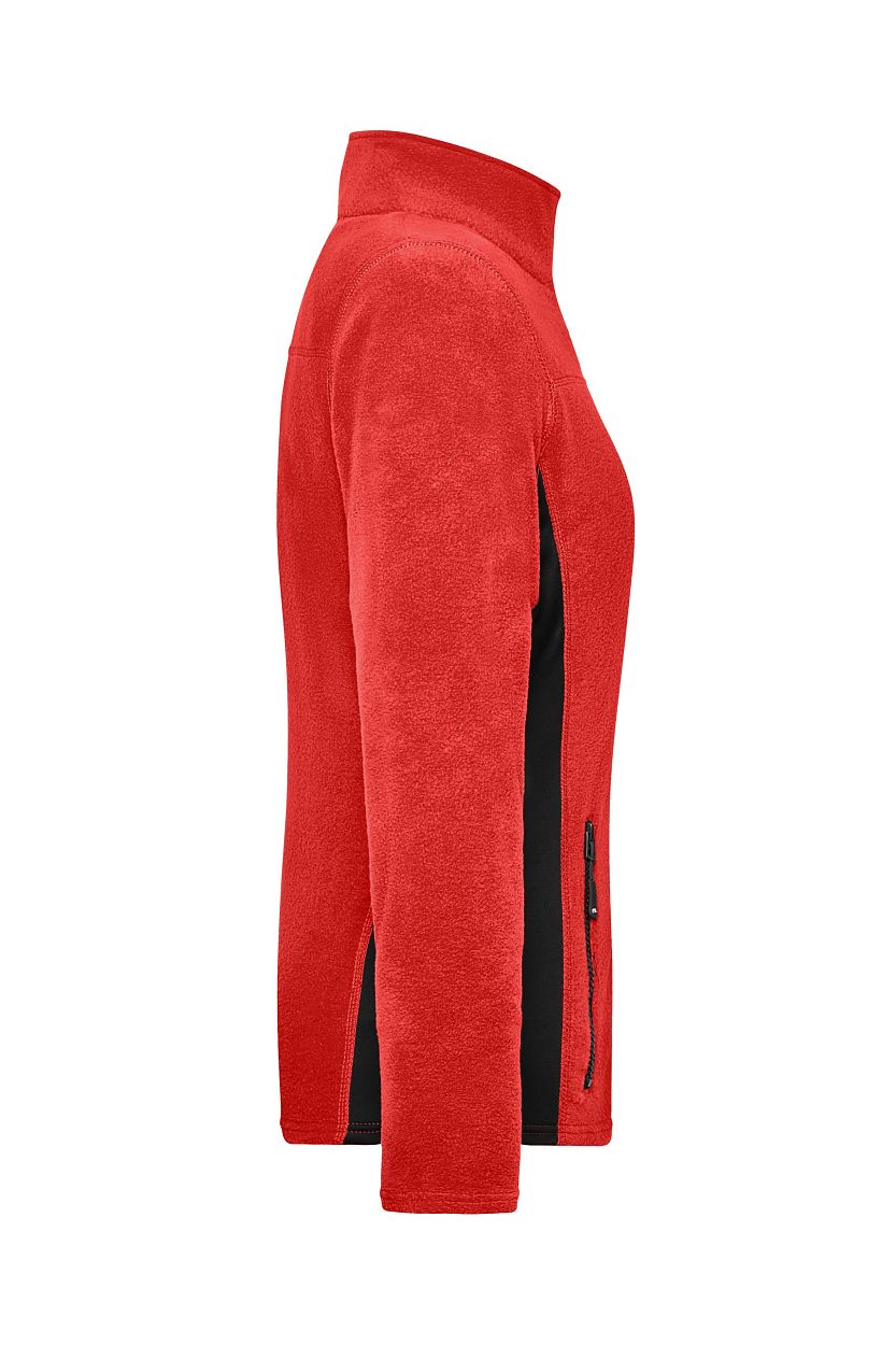 Ladies' Workwear Fleece Jacket - STRONG - "JN841" in Red/Black, Größe 4XL - Daiber