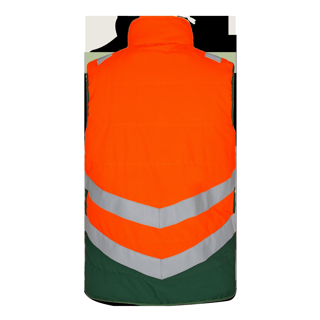 ENGEL Safety Stepp-Innenweste in Orange/Grün, Größe XS