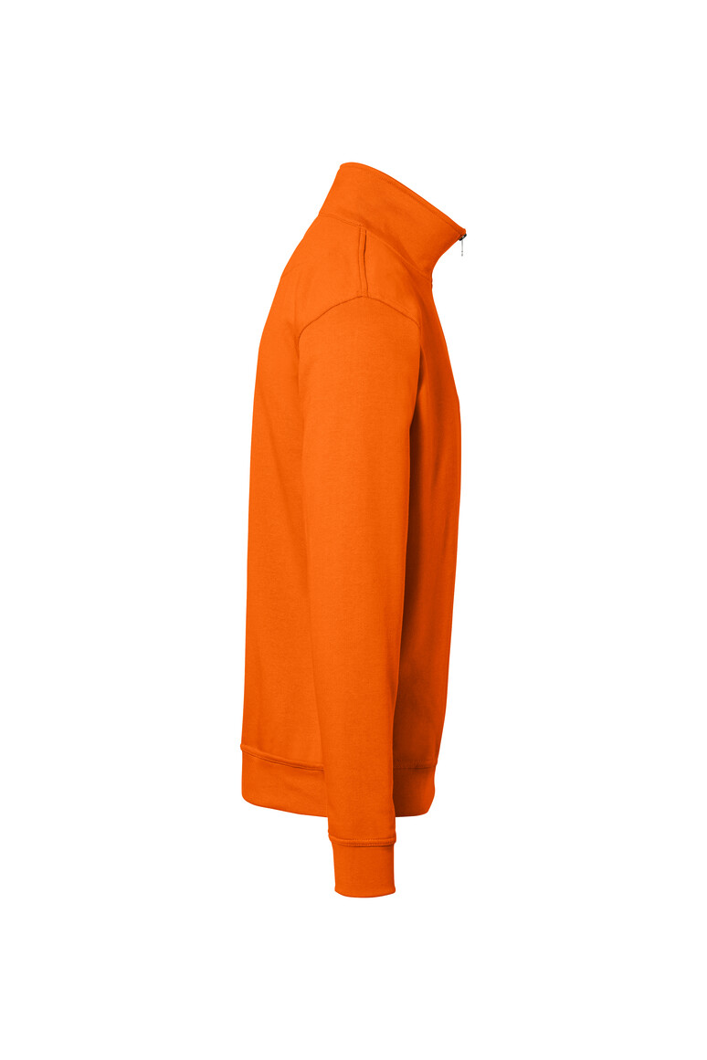 HAKRO 451 Zip-Sweatshirt Premium in Orange, Größe 3XL