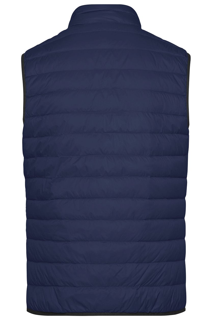 Men's Down Vest "JN1138" in Navy/Silver, Größe 3XL - Daiber