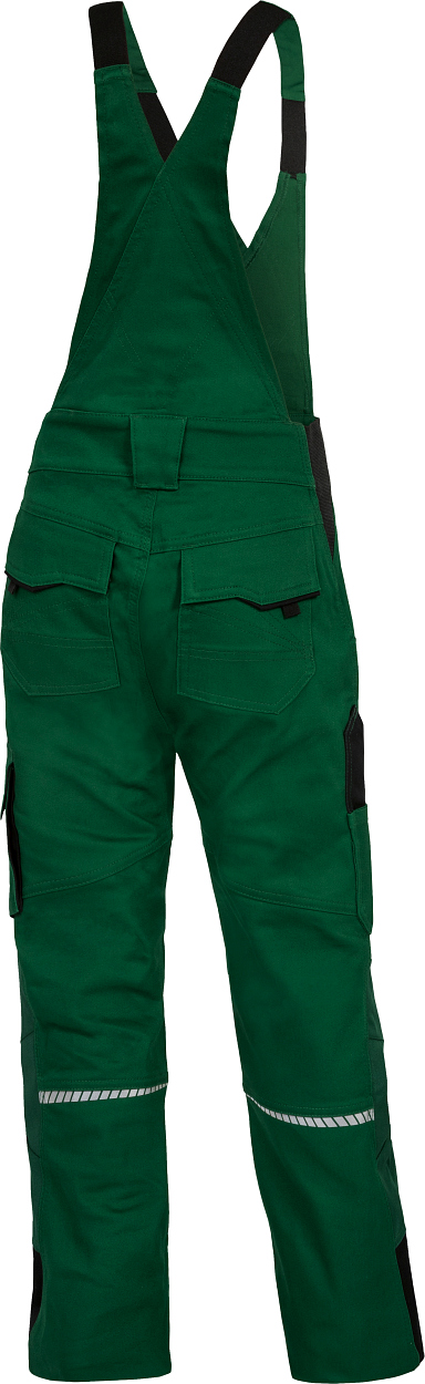 Kinder-Latzhose Flex Line Grün/Schwarz FLXKL, Gr. 158/ von Leibwächter