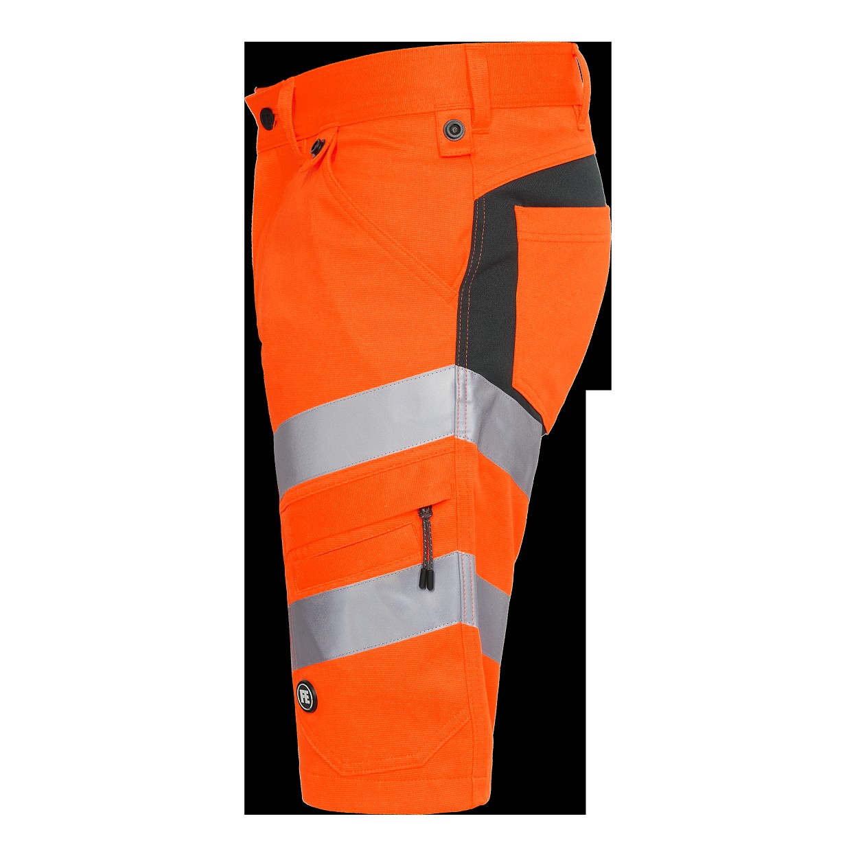 ENGEL Safety Arbeitsshorts mit 2-Wege-Stretch in Orange/Anthrazit Grau, Größe 54