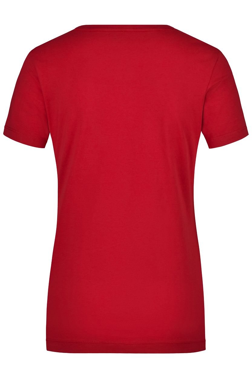 Ladies' Stretch Round-T "JN926" in Red, Größe 2XL - Daiber