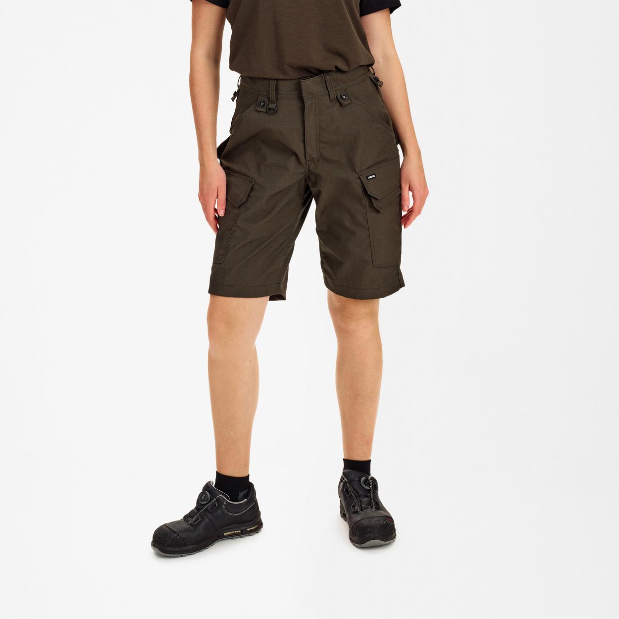 ENGEL Entire Damen Arbeitsshorts mit 2-Wege-Stretch in Forest Green, Größe 48