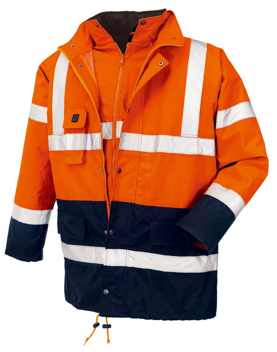 teXXor® Warnschutz-Parka CALGARY in Orange, Größe 5XL