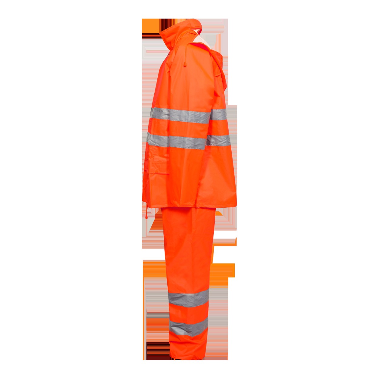 ENGEL Safety Regenset in Hi-vis Orange, Größe XS