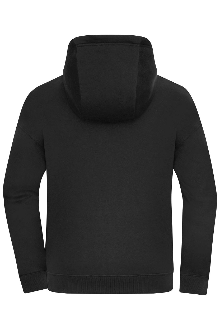 Oversized Hooded Jacket UNISEX OCS Blended & RCS "8043" in Black, Größe 3XL - Daiber