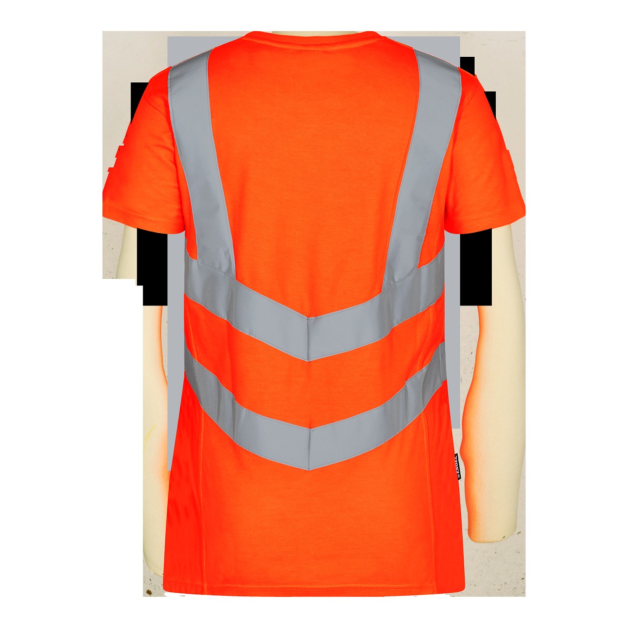 ENGEL Safety Damen T-Shirt in Hi-vis Orange, Größe 2XL