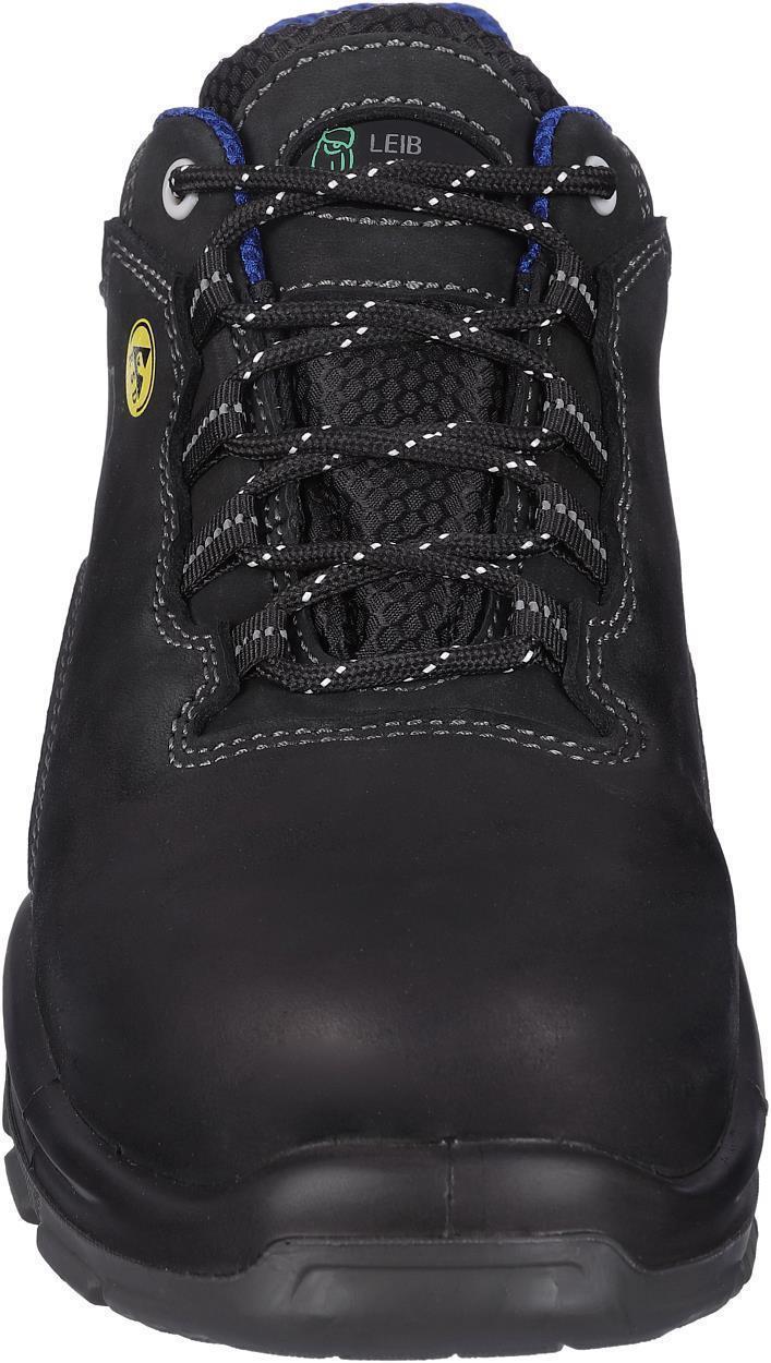 Halbschuh L3141 Linz in Schwarz, Gr. 47 von Leibwächter