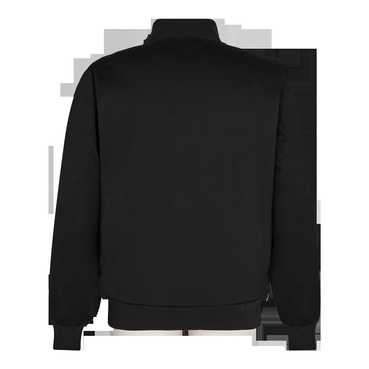 ENGEL Extend Sweat-Jacke mit hohem Kragen in Schwarz, Größe XS