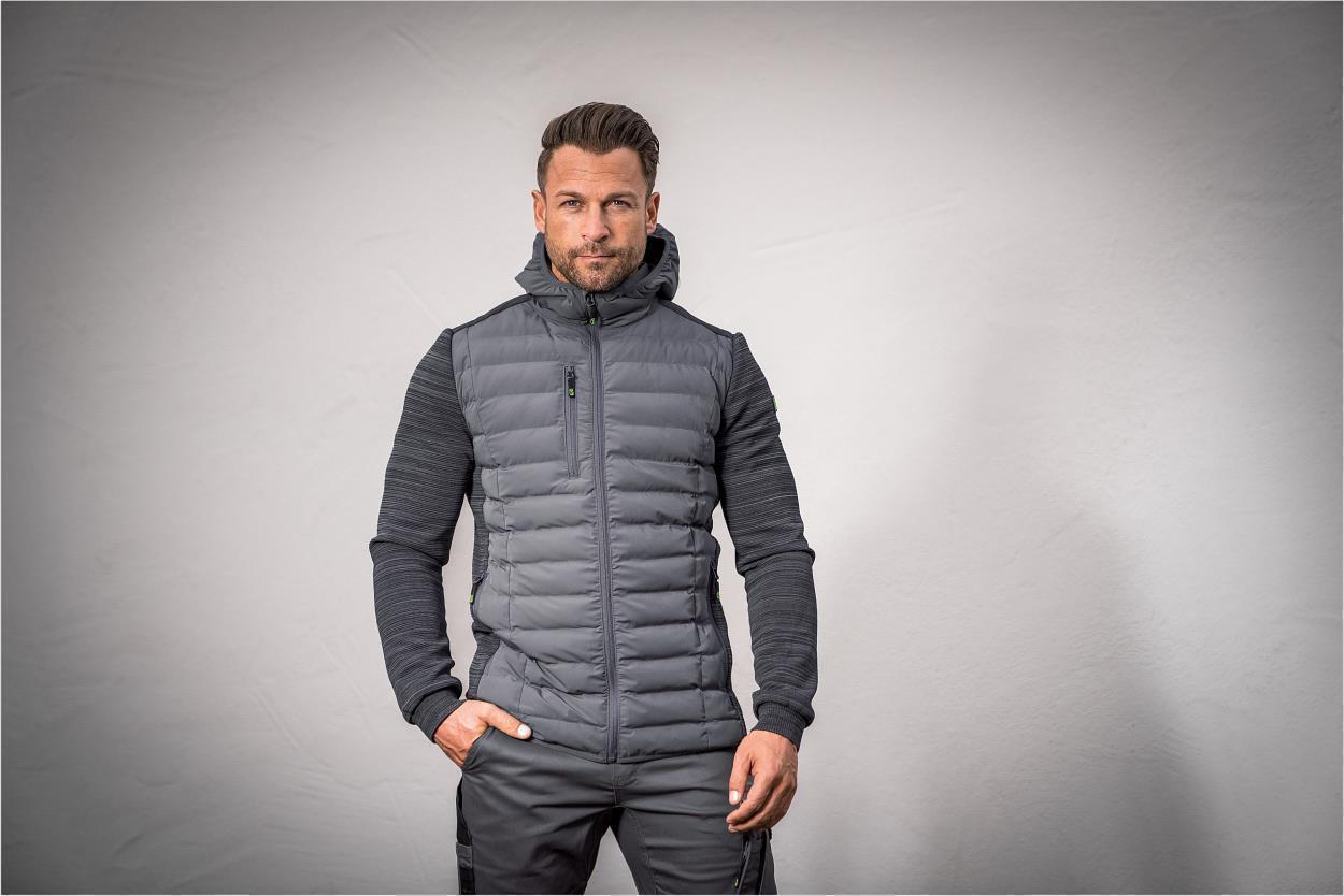 Herren Hybridjacke Casual Line Grau CAHYJ, Gr. 2XL von Leibwächter